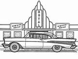 Coloring Cadillac Pages Car Antique Color Cars Vintage Visit Tocolor Sketchite sketch template