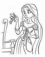 Rapunzel Prinsessen Downloaden Uitprinten sketch template