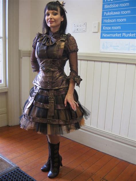steampunk leather dress in 2020 steampunk steampunk corset steampunk couture