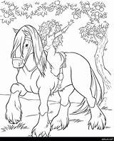 Merida Kolorowanki Cavallo Waleczna Cavalo Ribelle Disegno Colouring Stampare Desenho Prinzessin Youngandtae Malowanki Zeichnen Unicorn Sheet Angus sketch template