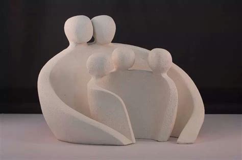 gezin van klei pottery sculpture sculpture clay pottery art