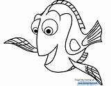Dory Coloring Finding Pages Nemo Hank Disneyclips Printable Marlin Destiny sketch template