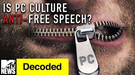 is pc culture anti free speech decoded mtv news youtube