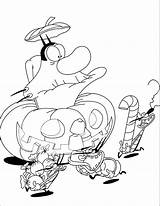 Oggy Cockroaches Coloring Pages Getcolorings Getdrawings sketch template