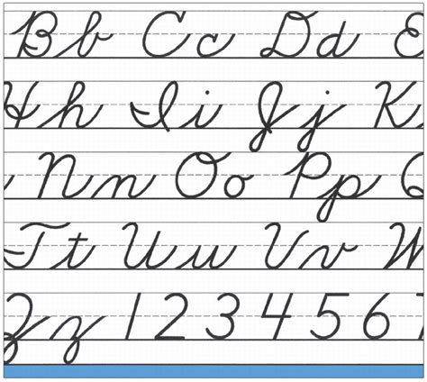 cursive alphabet     alphabetworksheetsfreecom