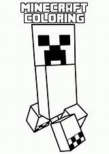 Coloring Minecraft Pages Printable Popular Cool sketch template