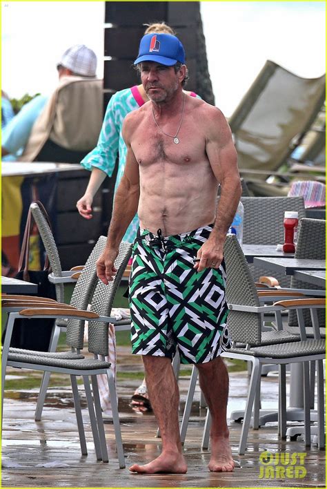 dennis quaid goes shirtless looks incredibly ripped at 61