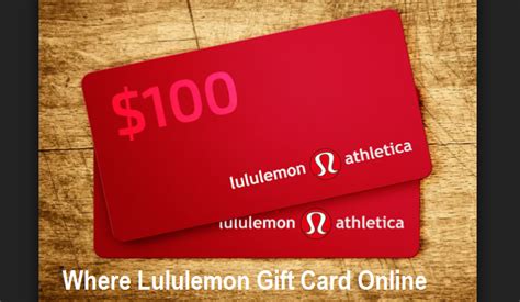 lululemon gift card