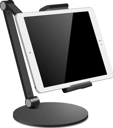 technomounts long arm tablet holder aluminum adjustable height  degree swivel mobile holder