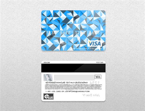 Bank Card Psd Template On Behance