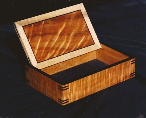 Custom Made Hinged Curly Koa Box By Woodcircus