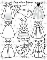 Doll Paper Template Clothes Fashion Dolls Coloring Pages Printable Dress Kids Princess Bestcoloringpagesforkids Disney Crafts Craft Patterns sketch template