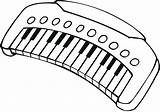 Electrico Musicales Imprimir Pianino Dibujosonline Notas Instrument Kolorowanki Teclado Instrumentos Pianos Source Tema sketch template