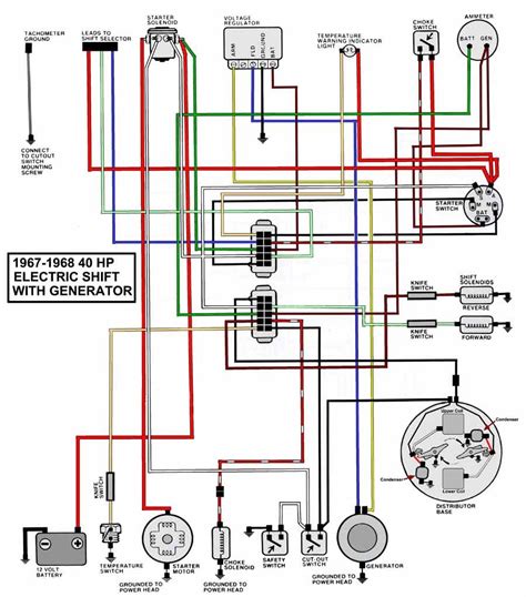 mercury  ignition switch wiring diagram