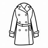Coat Abrigo Coloring Pages Clipart Winter Jacket Clothes Kindergarten Preschool Clip Sketch Template sketch template