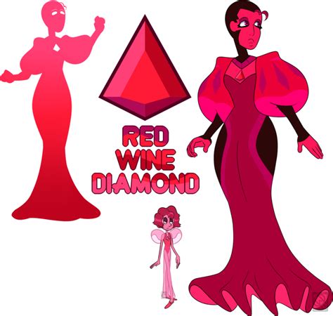 Mystery Adopt Red Wine Diamond By Xombiejunky Steven Universe