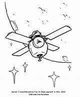Space Coloring Pages Printables Usa Go Mariner Print Next Back sketch template