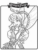 Coloring Pirate Fairy Pages Tinkerbell Disney Printable Getdrawings Fairies Faun Kids Friends Adult Visit Sheet Sheets Princess sketch template