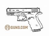 Glock Coloring G19 Gen Fever Covid Cabin Beat Sheets Gun Classic Some Customized sketch template