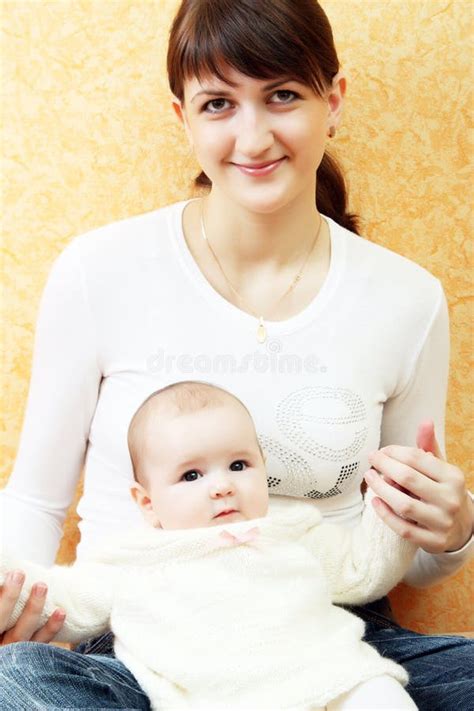 mommy  baby stock image image  hair individuality
