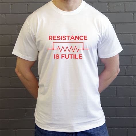 resistance is futile t shirt redmolotov