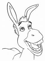 Shrek Coloring Pages Print Collection Donkey Colour Colorear Para sketch template