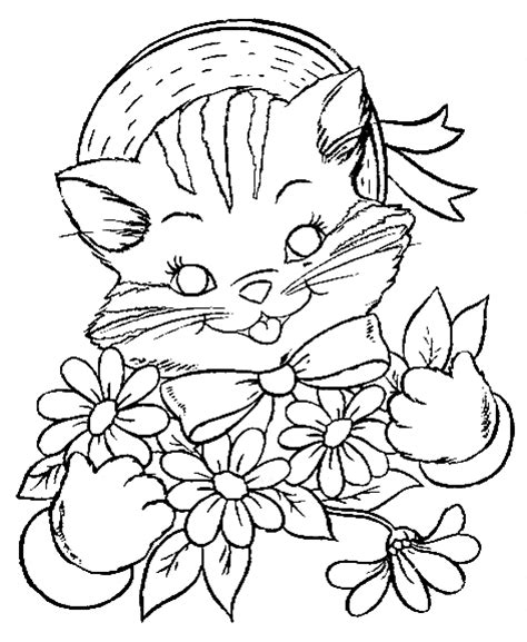 kittens coloring pages  coloring pages printables  kids