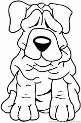 Dog Coloring Pages Puppy Dogs Printable Color Kids Animal Sheets Puppies Online Drawing sketch template