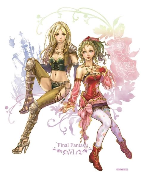 Celes And Terra Final Fantasy 6 Final Fantasy Girls Final Fantasy