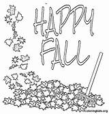 Fall Happy Coloring Pages Coloringkids Print Kids sketch template