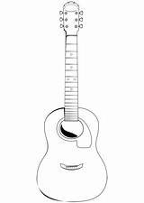 Guitarras Espanola sketch template