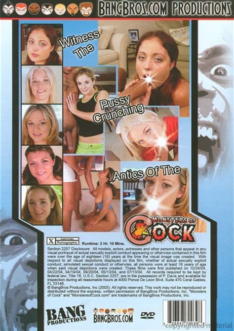 monsters of cock vol 4 2005 adult dvd empire