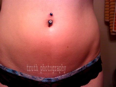 Belly Button Piercing I Have This Weird Line Right In