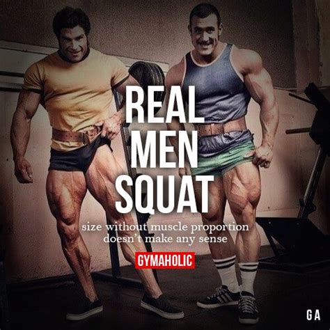 real men squat gymaholic fitness app
