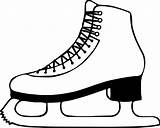 Coloring Pages Shoes Ice Skating Skate Shoe Skates Printable Jordan Wecoloringpage Figure Winter Sheets Cake Party Choose Board Clipartmag sketch template