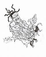 Twiztid Pages Coloring Icp Juggalo Drawings Deviantart Getcolorings Template Hatchet Man sketch template