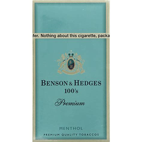 benson hedges cigarettes class  premium menthol cigarettes quality foods