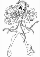 Haunted Rochelle Coloring Goyle Monster High Pages Categories sketch template