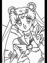Coloring Pages Moon Sailor Serena Mini Odwiedź Popular sketch template