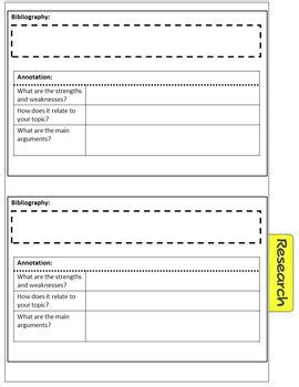 research paper writing process notebook    teaching tpt