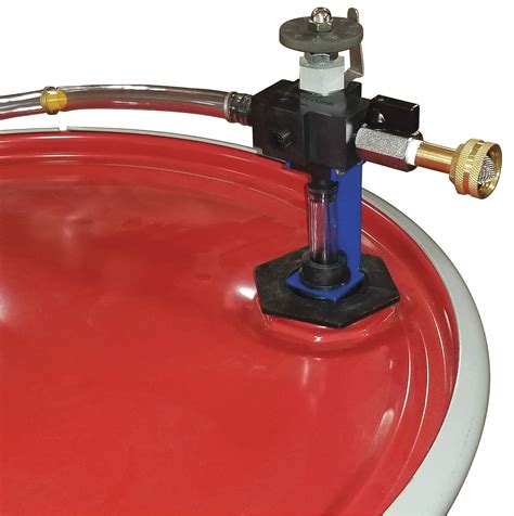 abanaki  coolantwater mixer venturi  container type  gal drum discharge tube length
