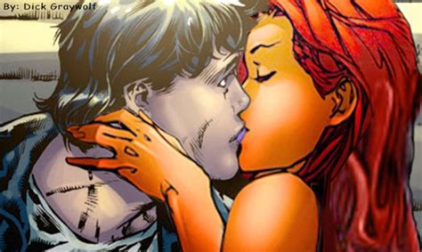 Dick Grayson Kissing Starfire Dick Grayson Erotic Pics