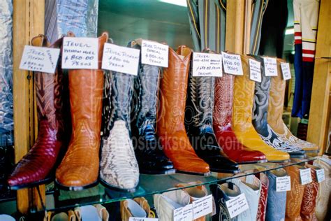 photo  mexican boots  photo stock source footware nogales sonora