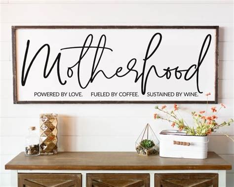 Mothers Day T Motherhood Powered By Love Housewares