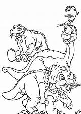 Coloring Land Before Time Pages Printable Kids 4kids sketch template
