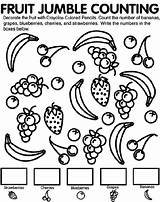 Counting Jumble Fruits Jumbled Netart Preschool Sentences Esl sketch template