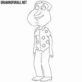 Quagmire Glenn Drawing Draw Character Drawingforall Stepan Ayvazyan sketch template