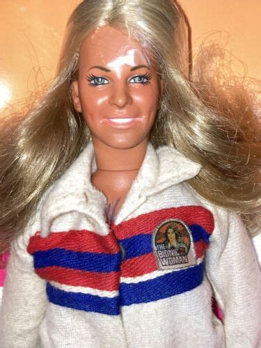 1975 bionic woman vintage doll in repro box jamie summers kenner no