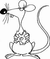 Mouse Coloring Pages Color Print Animals Animal Back Printable sketch template