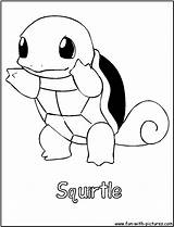 Squirtle Coloring Pages Printable Kids Print Cartoons Fun Crafts sketch template